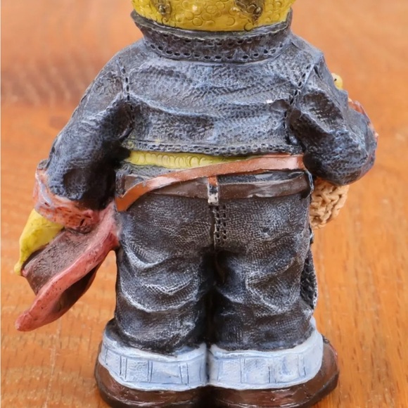 FROG Anthropomorphic Figurine Rodeo Rope Red Cowboy Hat Boot Knick Knack - Picture 4 of 6